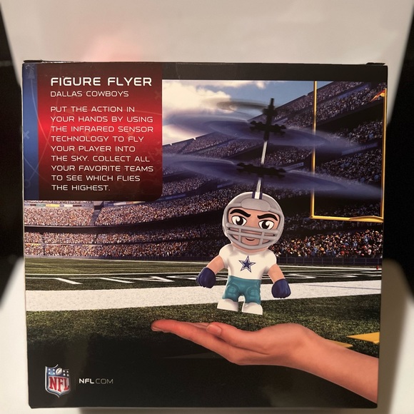 NFL Dallas Cowboys Football Figure Hand Motion Drone Flyer - Picture 5 of 5